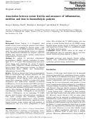 Cover page: Association between serum ferritin and measures of inflammation, nutrition and iron in haemodialysis patients