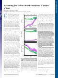 Cover page: Accounting for carbon dioxide emissions: A matter of time