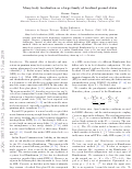 Cover page: Many-body localization as a large family of localized ground states