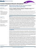 Cover page: Observational evidence for the convective transport of dust over the Central United States