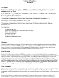 Cover page: Unilateral nevoid telangiectasia syndrome (UNTS) associated with chronic Hepatitis C virus and positive immunoreactivity for VEGF