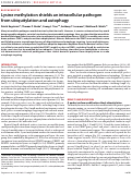 Cover page: Lysine methylation shields an intracellular pathogen from ubiquitylation and autophagy