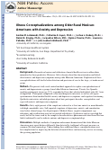 Cover page: Illness conceptualizations among older rural Mexican-Americans with anxiety and depression.