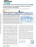 Cover page: Accelerated Zymonic Acid Formation from Pyruvic Acid at the Interface of Aqueous Nanodroplets