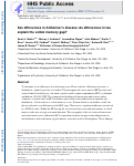 Cover page: Sex differences in Alzheimer's disease: do differences in tau explain the verbal memory gap?