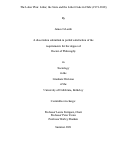 Cover page: The Labor Plan: Labor, the State and the Labor Code in Chile (1973-2018)