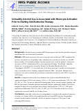 Cover page: Unhealthy Alcohol Use is Associated with Monocyte Activation Prior to Starting Antiretroviral Therapy