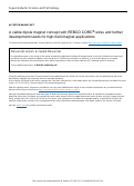 Cover page: A viable dipole magnet concept with REBCO CORC® wires and further development needs for high-field magnet applications