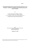 Cover page: Determining Plutonium Mass in Spent Fuel with Nondestructive Assay Techniques -- Preliminary Modeling Results Emphasizing Integration among Techniques