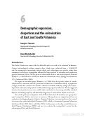 Cover page: Demographic Expansion, Despotism, and the Colonisation of East and South Polynesia.