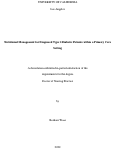 Cover page: Nutritional Management for Diagnosed Type 2 Diabetic Patients within a Primary Care Setting