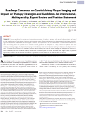 Cover page: Roadmap Consensus on Carotid Artery Plaque Imaging and Impact on Therapy Strategies and Guidelines: An International, Multispecialty, Expert Review and Position Statement