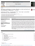 Cover page: Innovative technologies to manage aflatoxins in foods and feeds and the profitability of application – A review