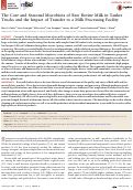 Cover page: The Core and Seasonal Microbiota of Raw Bovine Milk in Tanker Trucks and the Impact of Transfer to a Milk Processing Facility