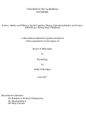 Cover page: Science, Media, and Efficacy: Social Cognitive Theory, Educational Media, and Science Self-Efficacy During Early Childhood