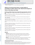 Cover page: Influence of Socioeconomic Factors on Stone Burden at Presentation to Tertiary Referral Center: Data From the Registry for Stones of the Kidney and Ureter.