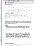 Cover page: Consortium for the Study of Chronic Pancreatitis, Diabetes, and Pancreatic Cancer