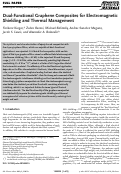 Cover page: Dual-Functional Graphene Composites for electromagnetic shielding and Thermal Management