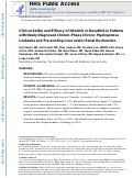 Cover page: Clinical Safety and Efficacy of Nilotinib or Dasatinib in Patients With Newly Diagnosed Chronic-Phase Chronic Myelogenous Leukemia and Pre-Existing Liver and/or Renal Dysfunction