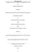 Cover page: Microaggressions: A Weight on the Success of Graduate Nursing Students of Color