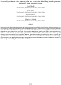 Cover page: I can tell you know a lot, although I'm not sure what: Modeling broad epistemic inference from minimal action