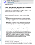 Cover page: Prenatal Tobacco Exposure Associations With Physical Health and Neurodevelopment in the ABCD Cohort