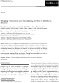 Cover page: Bridging Taxonomic and Disciplinary Divides in Infectious Disease