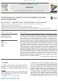 Cover page: Synchronization to auditory and visual rhythms in hearing and deaf individuals