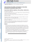 Cover page: Understanding Vulnerability and Adaptation in Early Brain Development using Network Neuroscience