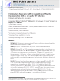 Cover page: Proteinuria Is Associated With Increased Risk of Fragility Fracture in Men With or at Risk of HIV Infection.