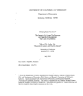 Cover page: the Impact of a Large Tax Increase on Cigarette Consumption: The Case of California