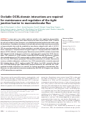Cover page: Occludin OCEL-domain interactions are required for maintenance and regulation of the tight junction barrier to macromolecular flux