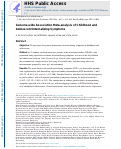 Cover page: Genome-wide Association Meta-analysis of Childhood and Adolescent Internalizing Symptoms