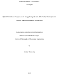 Cover page: Hybrid Thermal and Compressed Air Energy Storage System (HT-CAES): Thermodynamic Analysis and Thermoeconomic Optimization