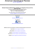 Cover page: Multiple category memberships in markets: An integrative theory and two empirical tests