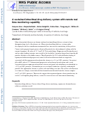 Cover page: A sustained intravitreal drug delivery system with remote real time monitoring capability