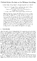 Cover page: Critical Points for Interactive Schema Matching