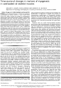 Cover page: Time course of changes in markers of myogenesis  in overloaded rat skeletal muscles