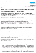 Cover page: BreedVision — A Multi-Sensor Platform for Non-Destructive Field-Based Phenotyping in Plant Breeding