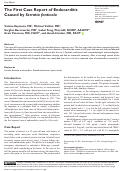 Cover page: The First Case Report of Endocarditis Caused by Serratia fonticola