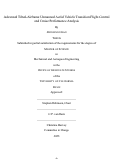 Cover page: Advanced Tilted-Airframe Unmanned Aerial Vehicle Transition Flight Control and Cruise Performance Analysis