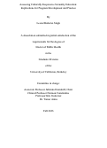 Cover page: Assessing Culturally Responsive Sexuality Education: Implications for Program Development and Practice