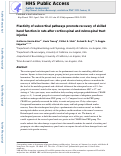 Cover page: Plasticity of subcortical pathways promote recovery of skilled hand function in rats after corticospinal and rubrospinal tract injuries