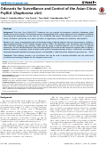 Cover page: Odorants for Surveillance and Control of the Asian Citrus Psyllid (Diaphorina citri)