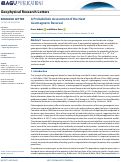 Cover page: A Probabilistic Assessment of the Next Geomagnetic Reversal