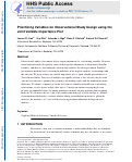 Cover page: Prioritizing Variables for Observational Study Design using the Joint Variable Importance Plot.