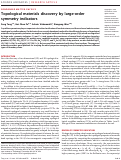 Cover page: Topological materials discovery by large-order symmetry indicators