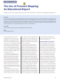 Cover page: The Use of Pressure Mapping: An Educational Report.