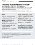 Cover page: Epidemiology of Sarcoidosis in U.S. Veterans from 2003 to 2019.