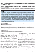 Cover page: aBEAT: A Toolbox for Consistent Analysis of Longitudinal Adult Brain MRI